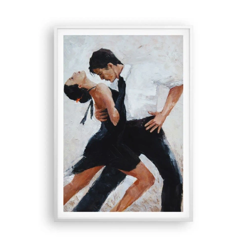 Plagát v bielom ráme - Tango mojich túžob a snov - 70x100 cm