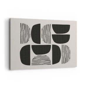 Obraz na plátne - Polovičaté sústavy - 100x70 cm