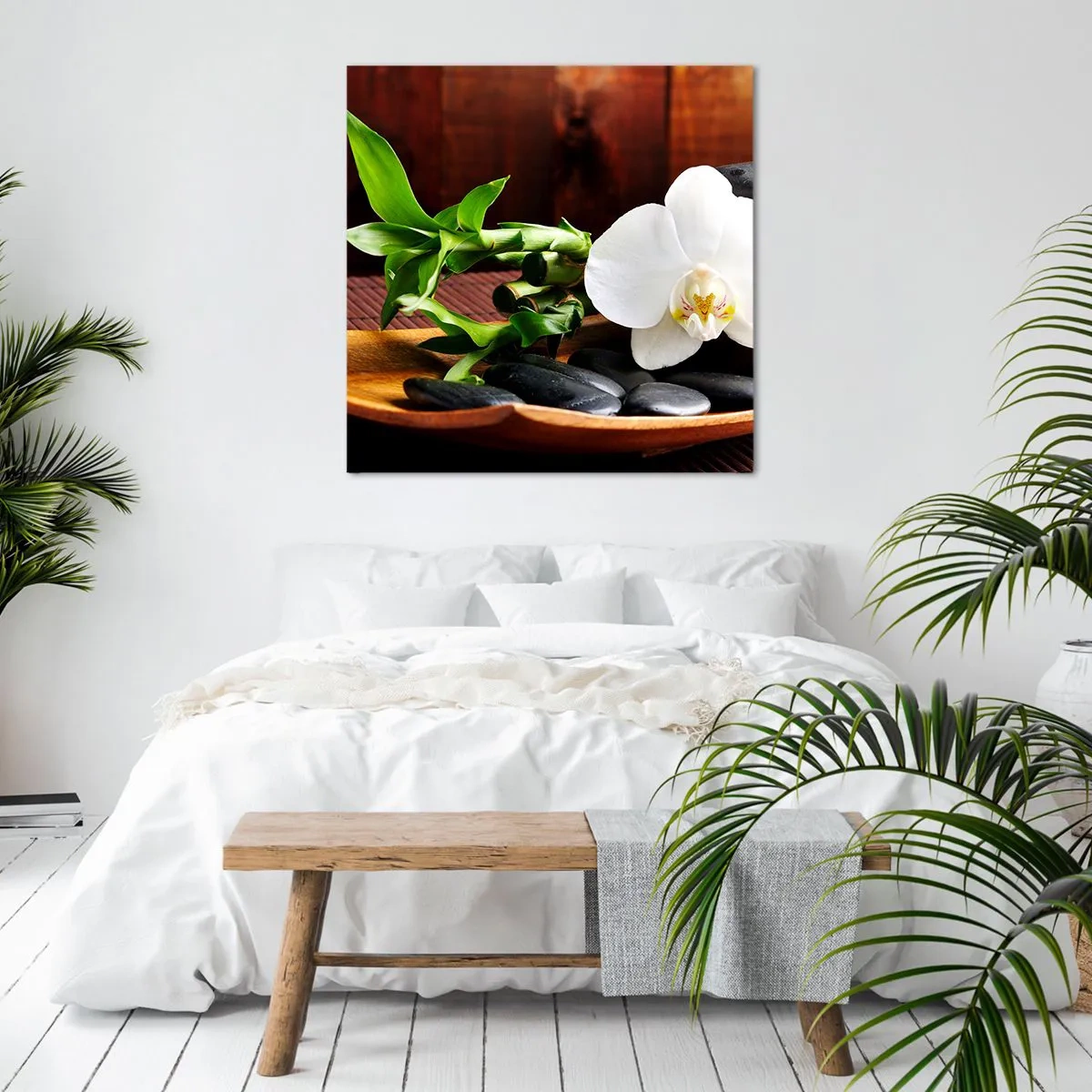 Obraz na plátne - Oddajte sa dotyku prírody - 70x70 cm