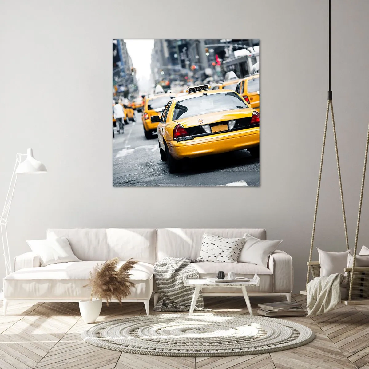 Obraz na plátne - Iba v tomto meste - 70x70 cm