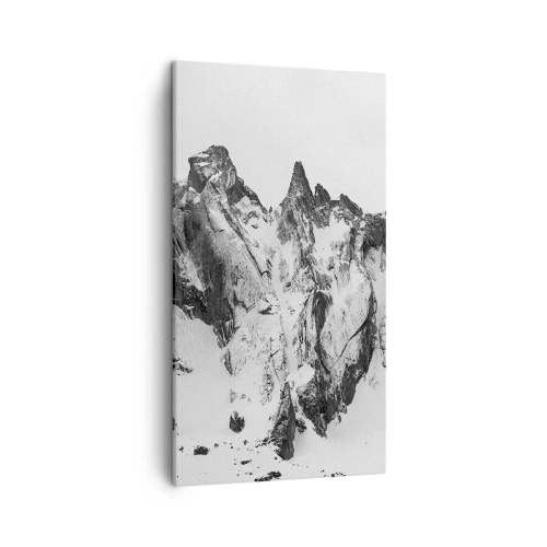 Obraz na plátne - Hrozivý žulový hrebeň - 45x80 cm