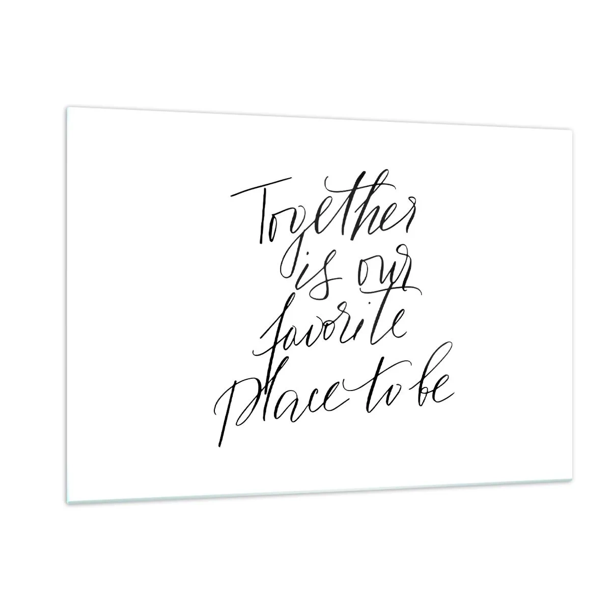 Obraz na skle - Cítite to tiež? - 120x80 cm