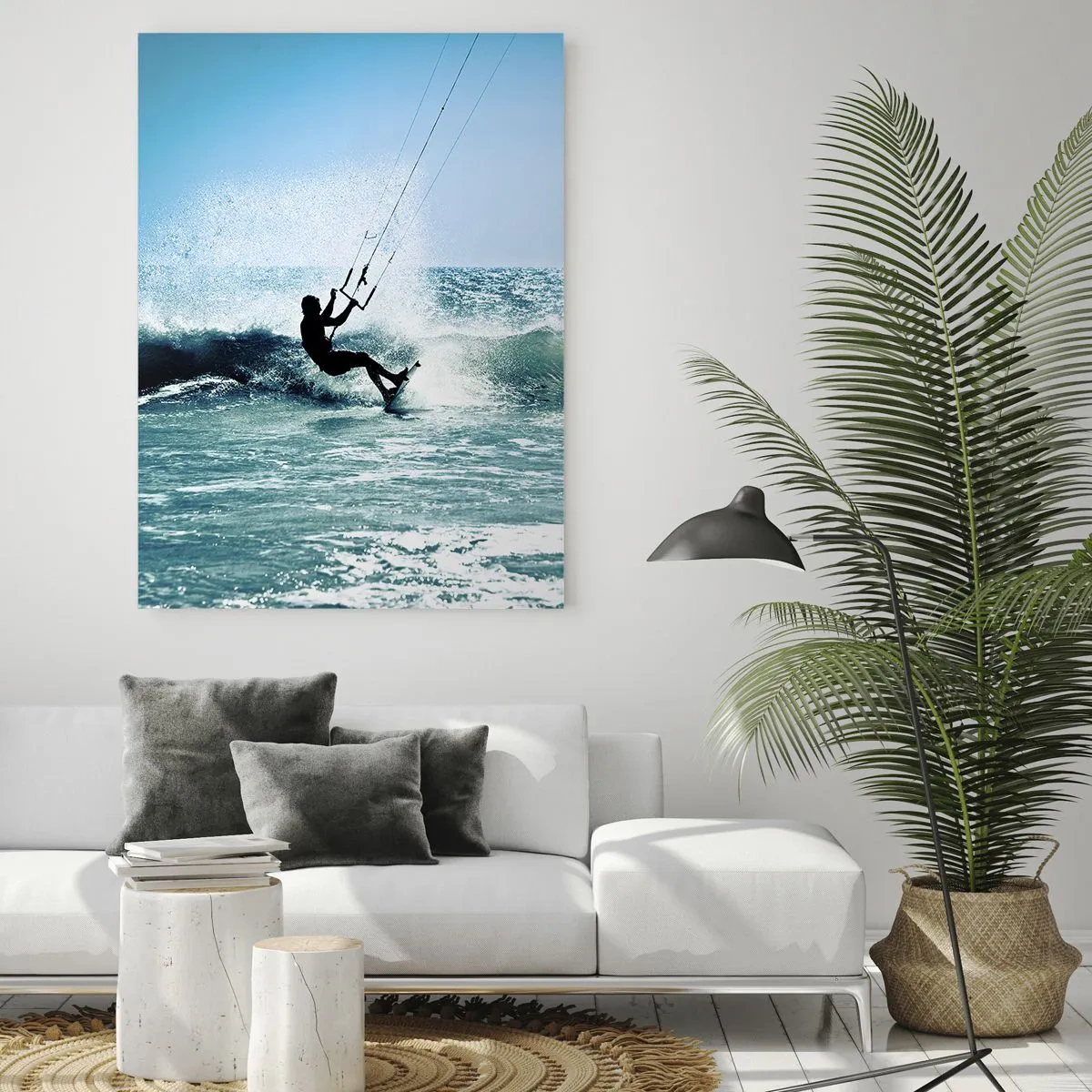 Obraz na skle - Nechajte sa uniesť - 50x70 cm