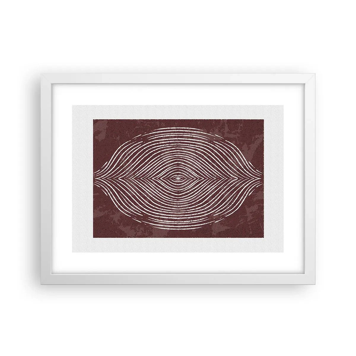 Plagát v bielom ráme - Priestor hovorí - 40x30 cm