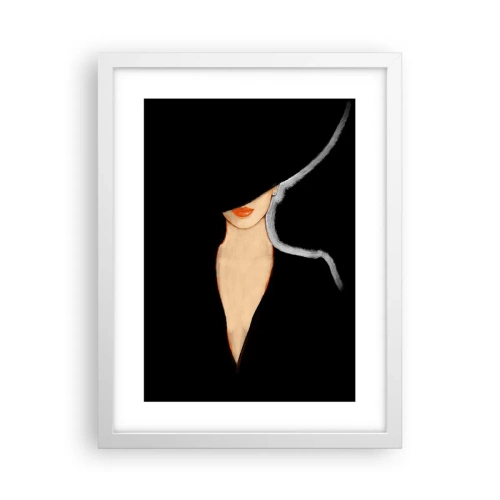 Plagát v bielom ráme - Elegancia a štýl - 30x40 cm