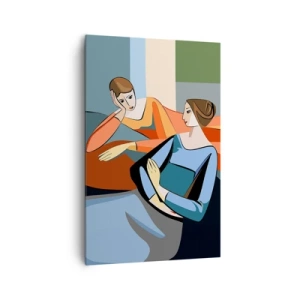 Obraz na plátne - Dôverná chvíľa - 80x120 cm