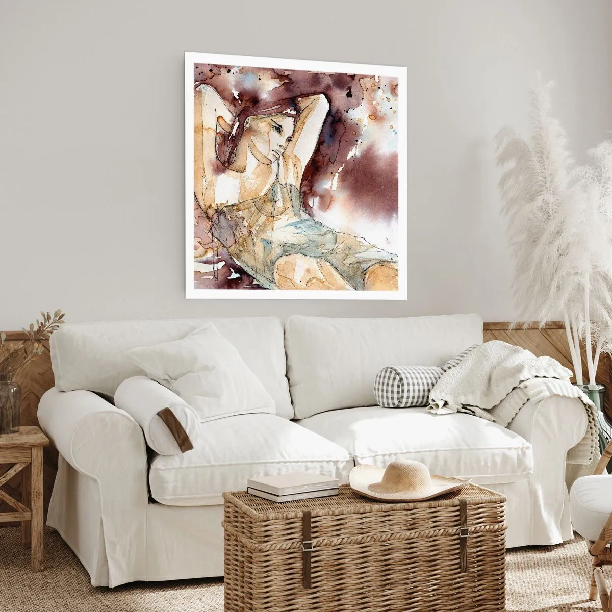 Plagát - Fialová nálada - 60x60 cm