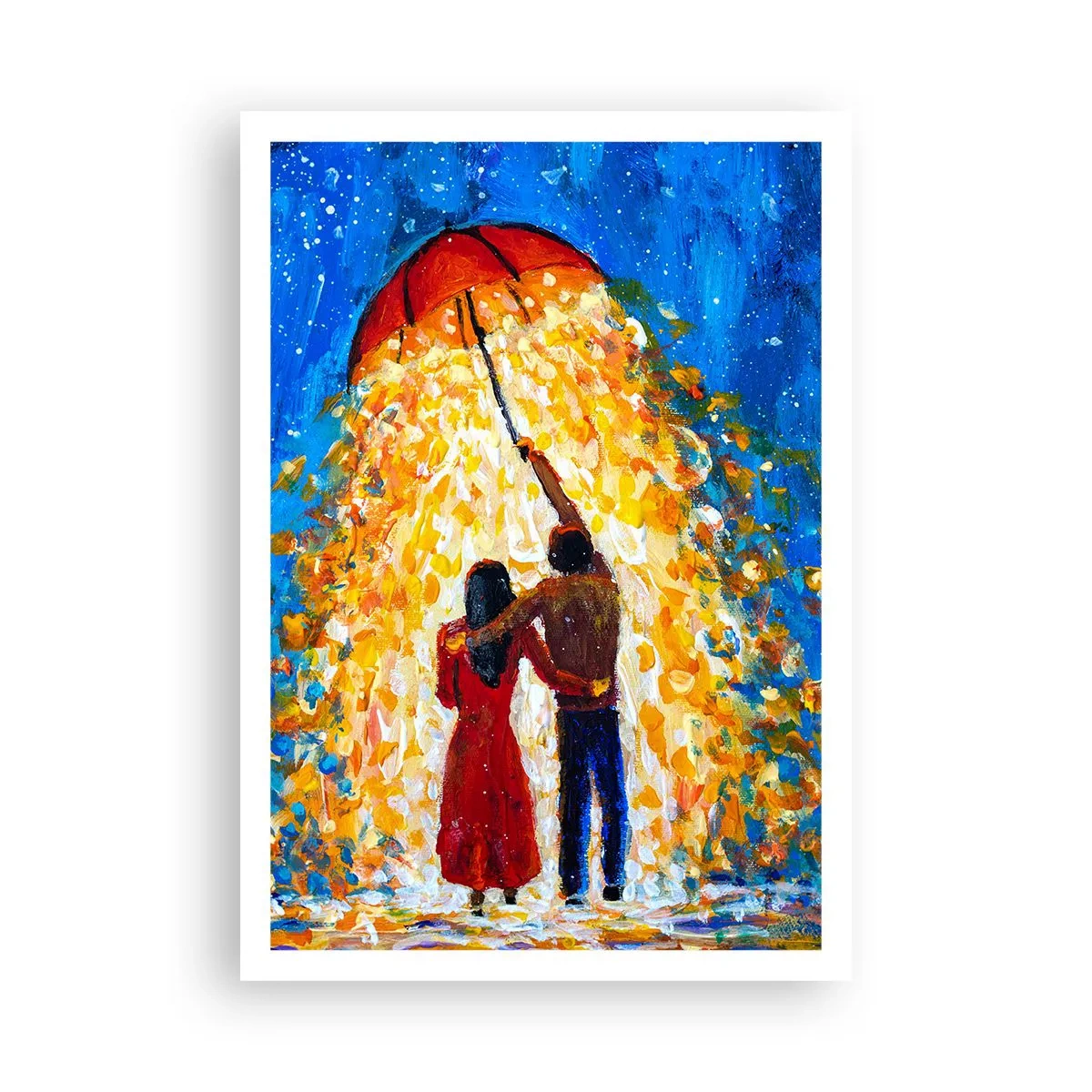 Plagát - Mágia daždivého večera? - 70x100 cm