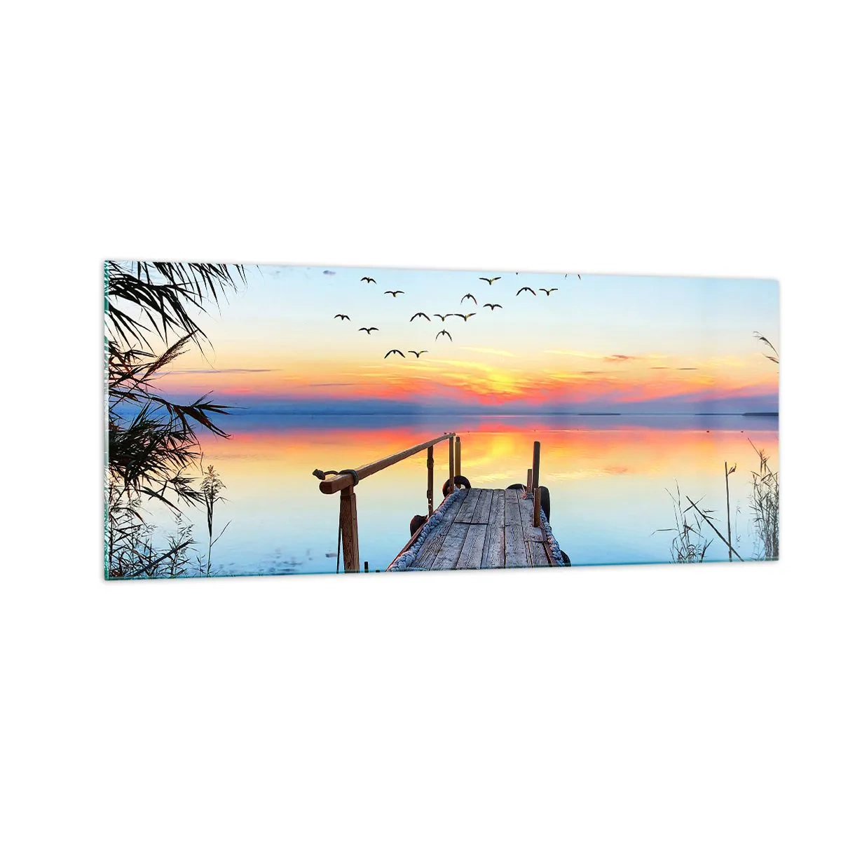 Obraz na skle - Je čas isť späť… - 100x40 cm
