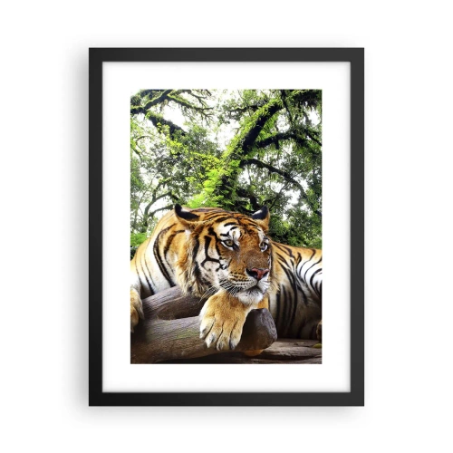 Plagát v čiernom ráme - S úctou - 30x40 cm