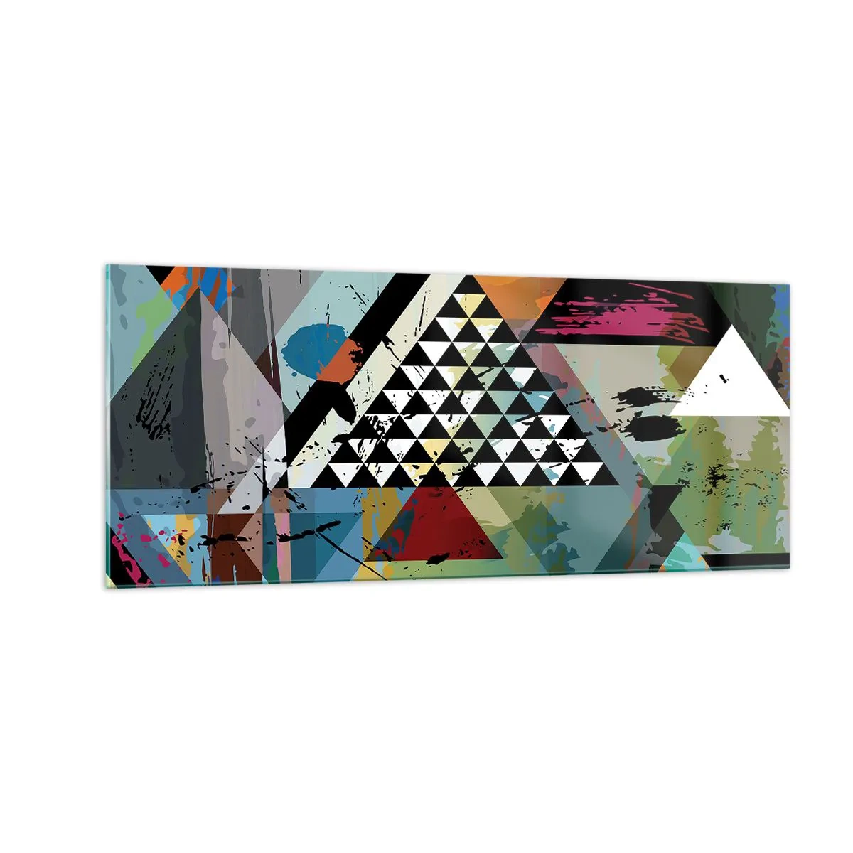 Obraz na skle - Aké je to jednoduché - 100x40 cm