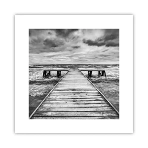 Plagát - Čakám na vietor, čo rozfúka… - 30x30 cm