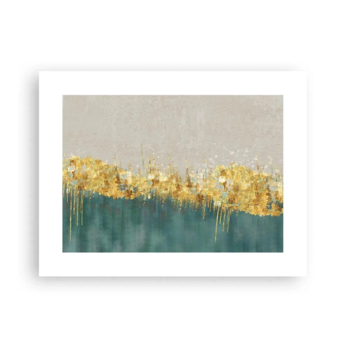 Plagát - Zlatá hranica - 40x30 cm