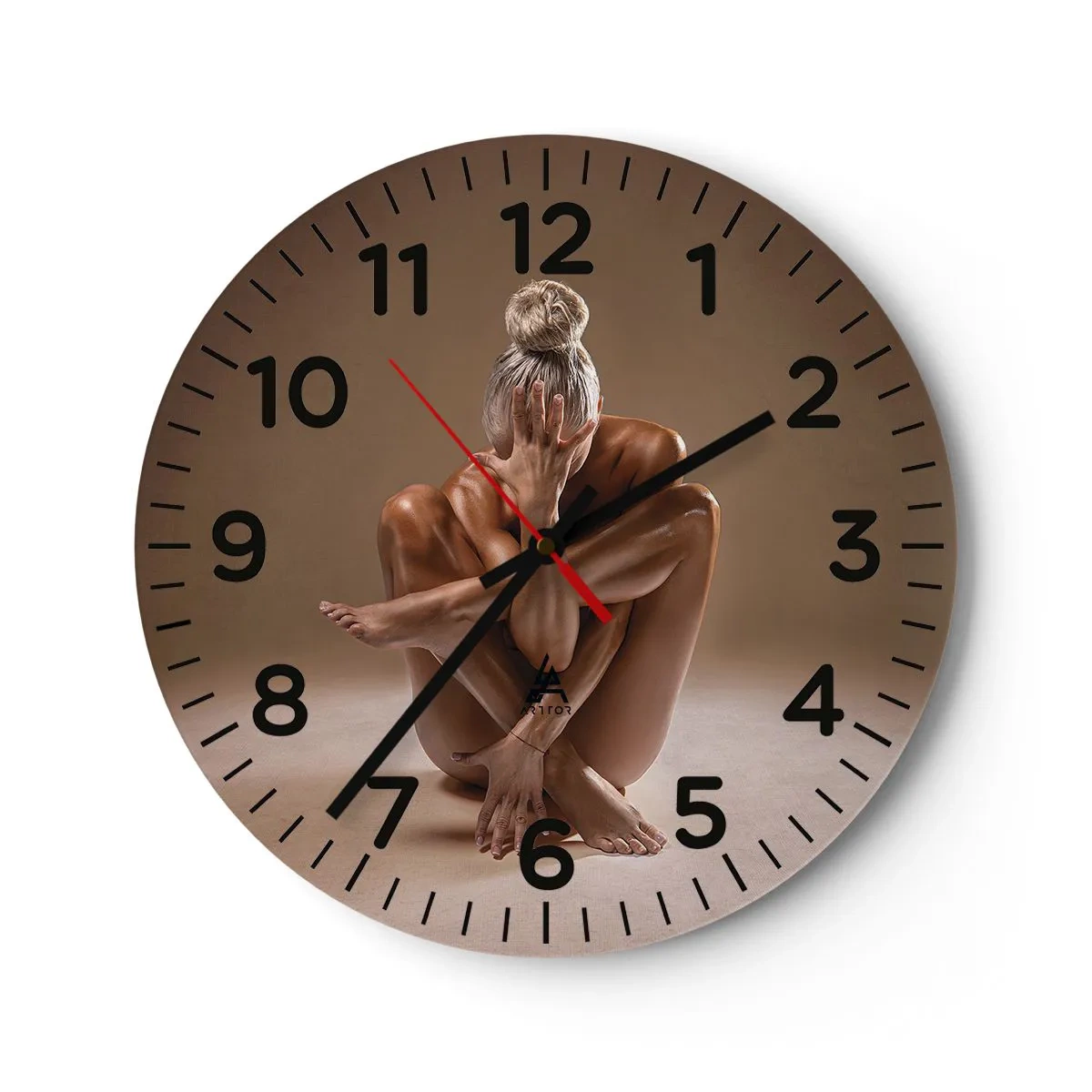 Nástenné hodiny - Jednota tela a ducha - 40x40 cm