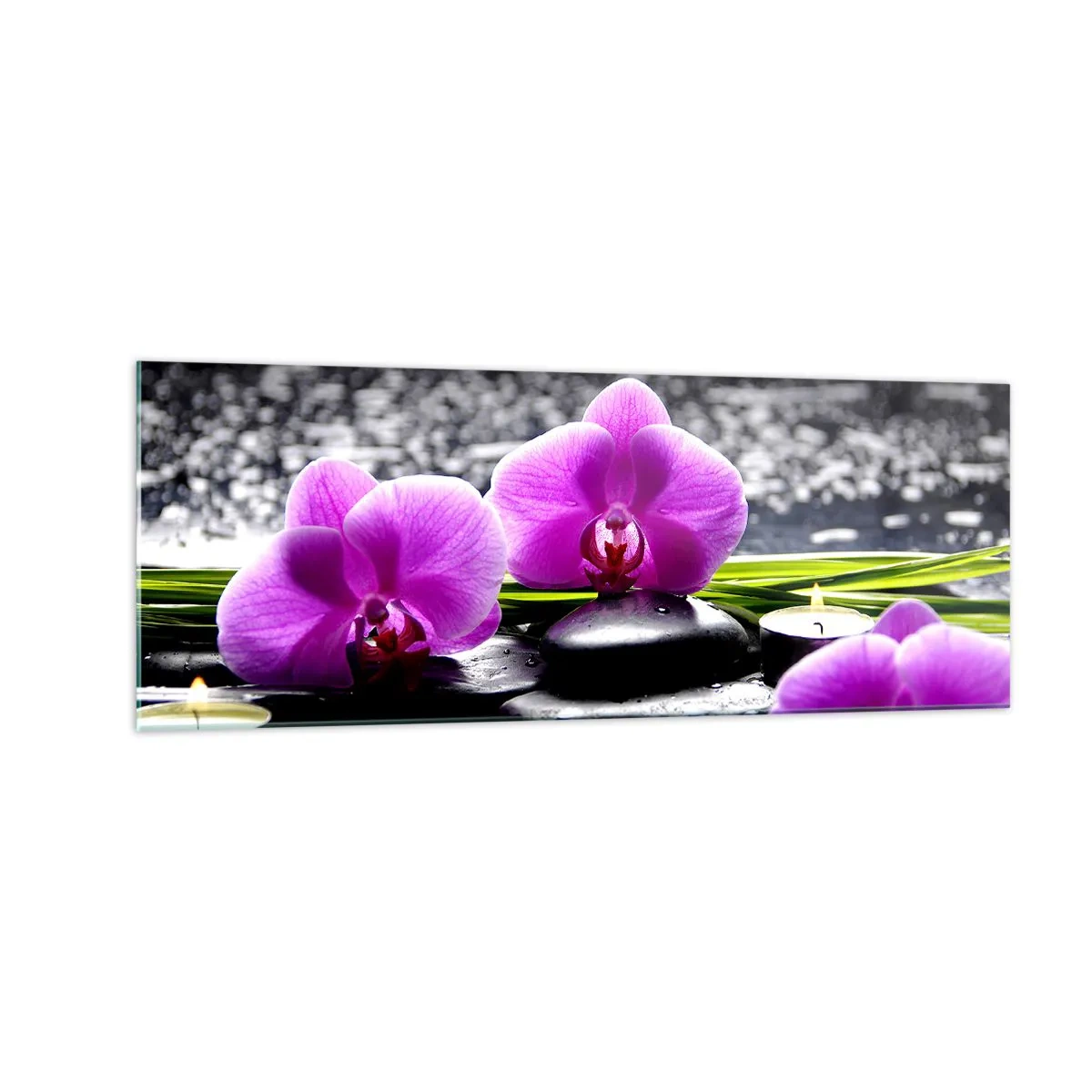 Obraz na skle - Utopiť v tichu a pokoji - 140x50 cm