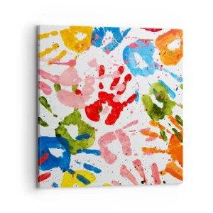 Obraz na plátne - Choď v stopách - 70x70 cm