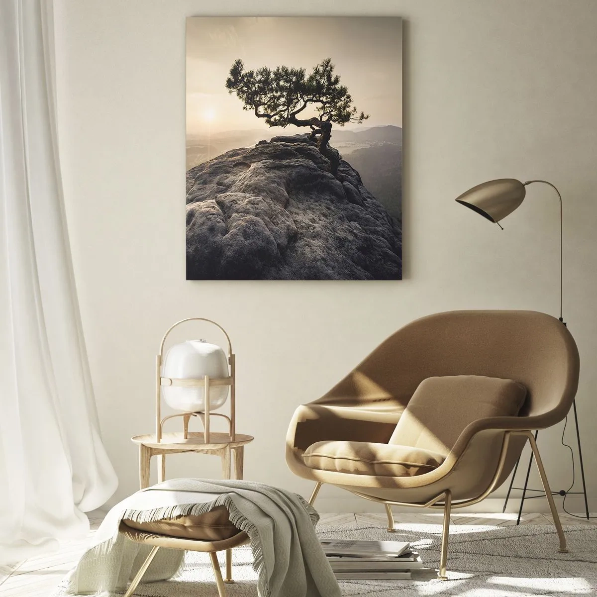 Obraz na skle - Život vždy víťazí - 50x70 cm