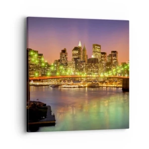 Obraz na plátne - Tu svetlo nikdy nezhasne - 40x40 cm