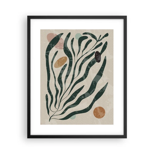 Plagát v čiernom ráme - Uprostred zelene - 40x50 cm
