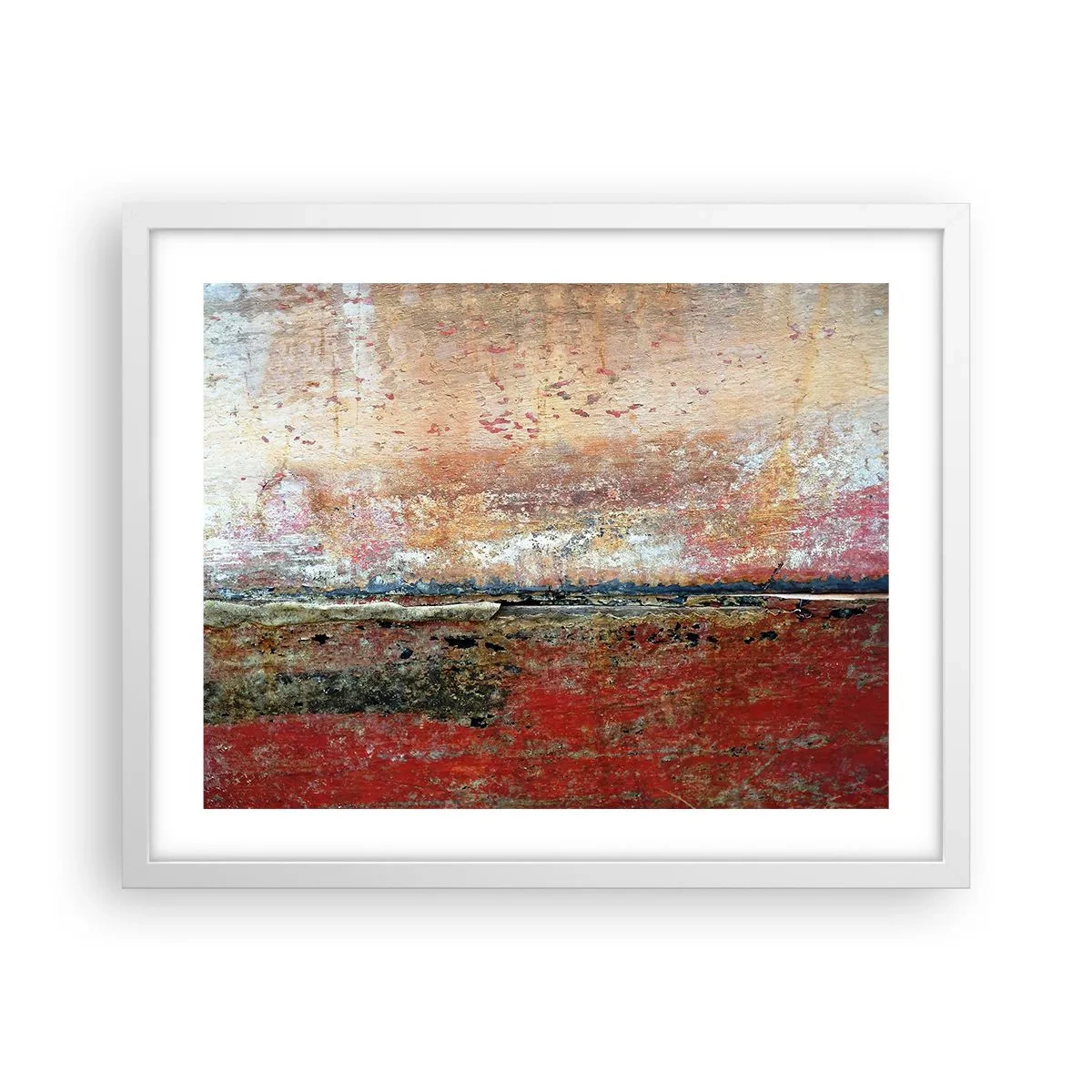 Plagát v bielom ráme - Možno je to more - 50x40 cm