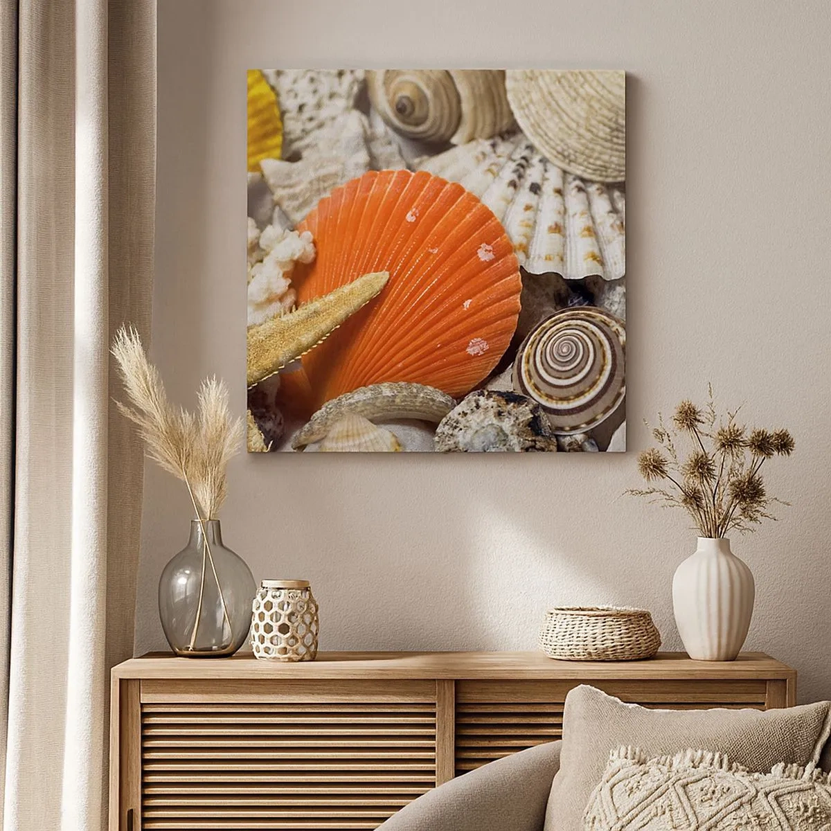 Obraz na plátne - Poklady oceánu - 30x30 cm