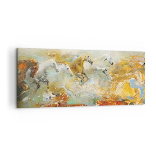 Obraz na plátne - Cvála svetlom - 100x40 cm