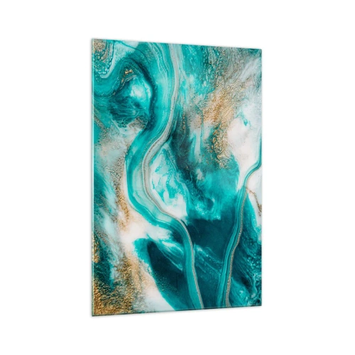 Obraz na skle - Rieka zlata - 70x100 cm