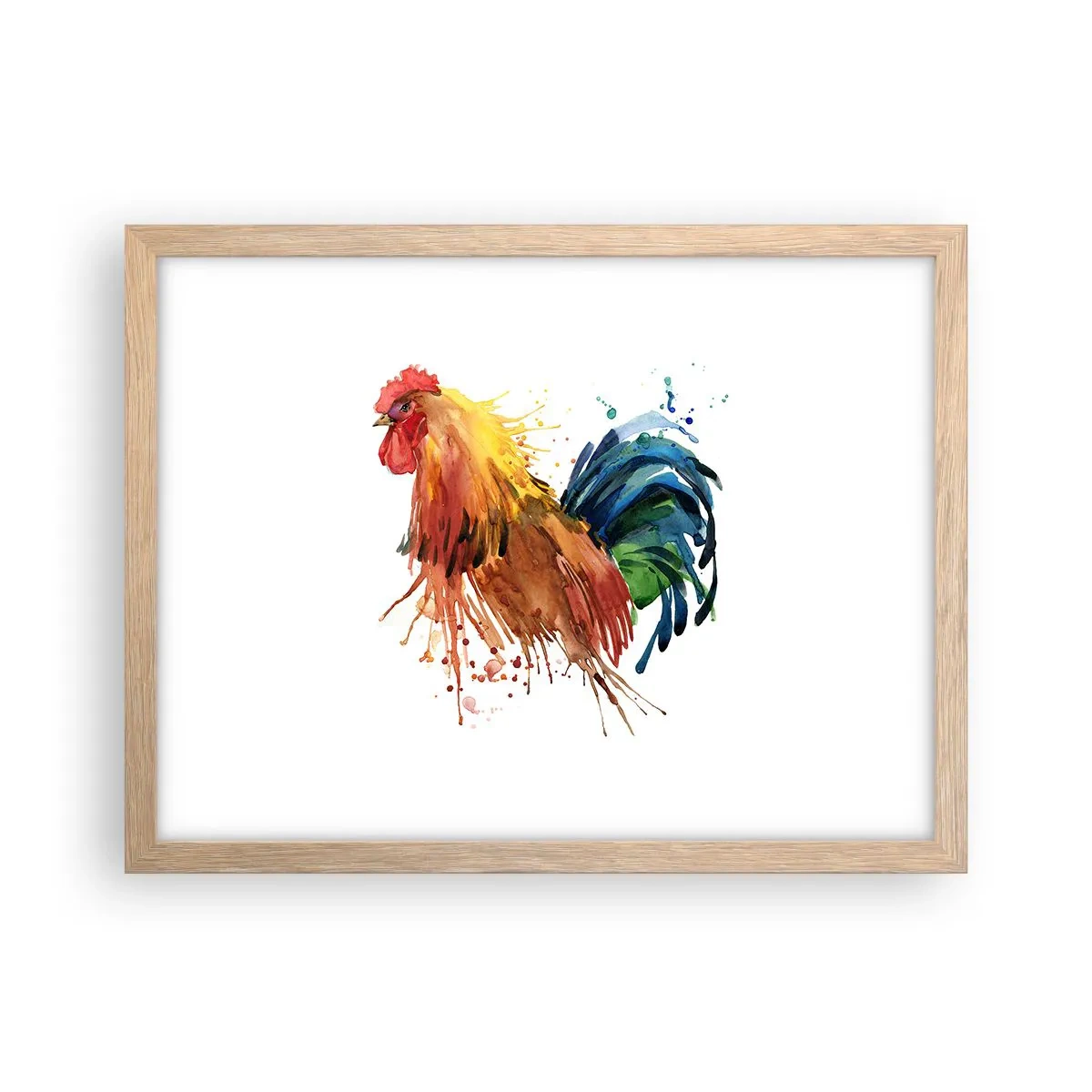 Plagát v ráme zo svetlého duba - Kráľovský šat, kráľovská pýcha - 40x30 cm