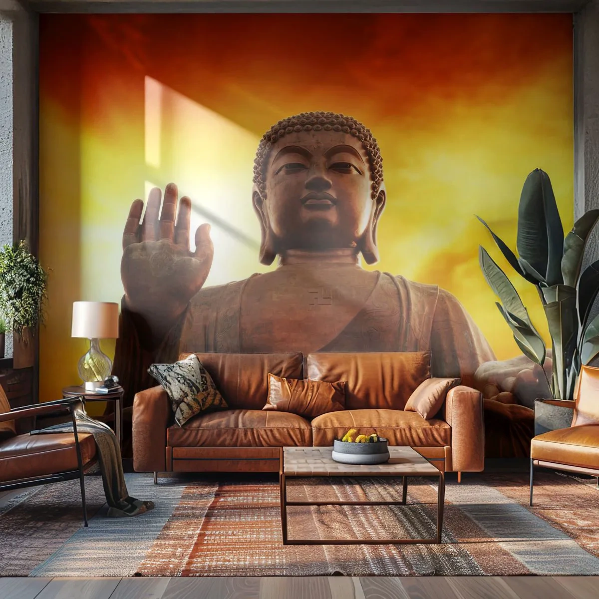 Fototapeta Premium Sand - Svetový kľud - Budha, Náboženstvo, Kus - 400x280 cm