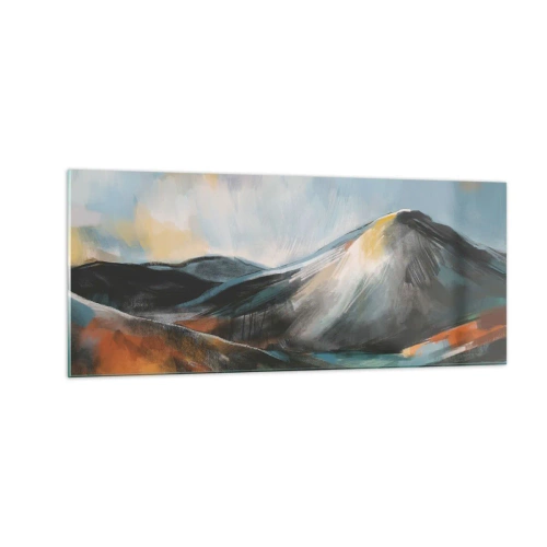 Obraz na skle - Surové a krásne - 100x40 cm