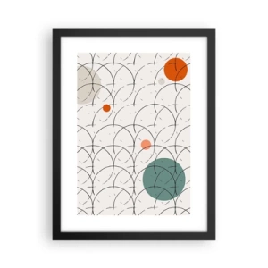 Plagát v čiernom ráme - V duchu pop-artu - 30x40 cm