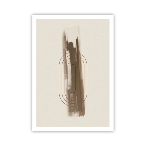 Plagát - Závan šedej - 70x100 cm