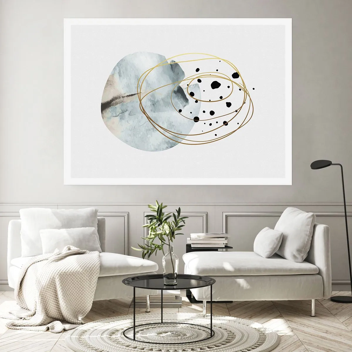 Plagát - V objatí priestoru - 100x70 cm