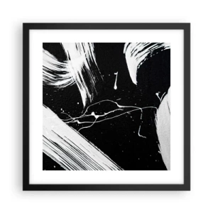 Plagát v čiernom ráme - Prelomiť temnotu - 40x40 cm