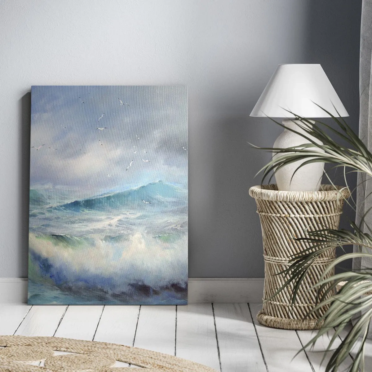 Obraz na plátne - „Víchrica zavyla triumfálne…“ - 55x100 cm