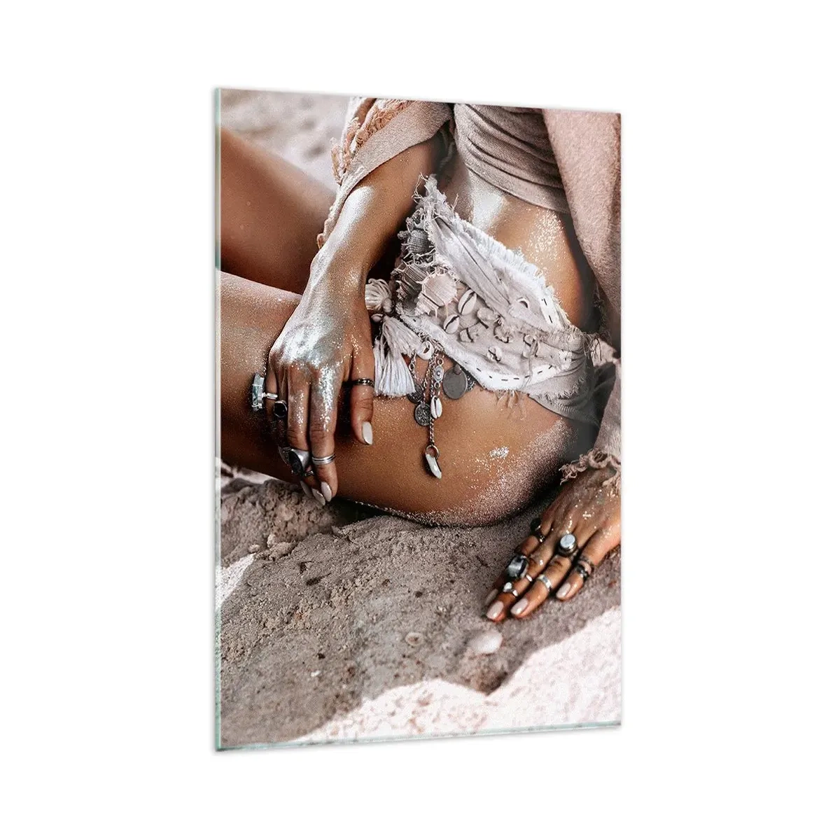 Obraz na skle - Vyplavená na breh? - 80x120 cm