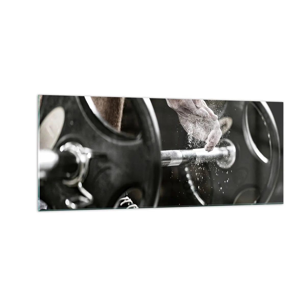 Obraz na skle - Výzva prijatá! - 100x40 cm