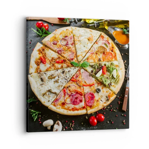 Obraz na plátne - Vejár chutí - 30x30 cm