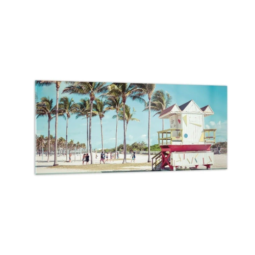 Obraz na skle - Čaká ťa krásny deň - 120x50 cm