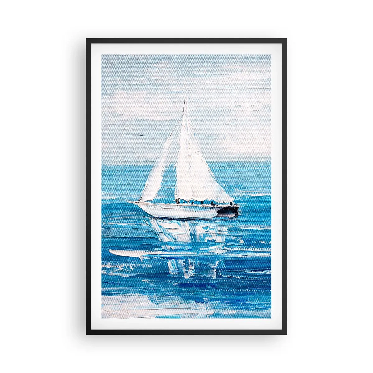 Plagát v čiernom ráme - S priateľom po boku - 61x91 cm