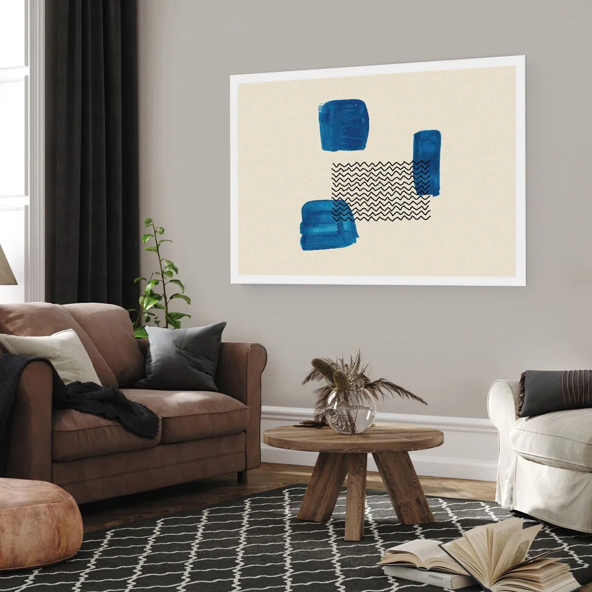 Plagát - Abstraktné kvarteto - 91x61 cm