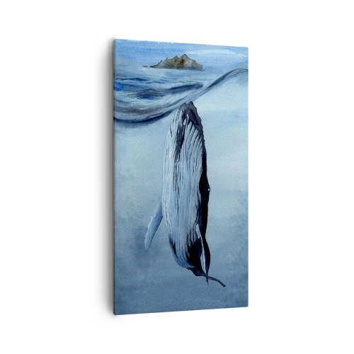 Obraz na plátne - Dva svety severu - 55x100 cm