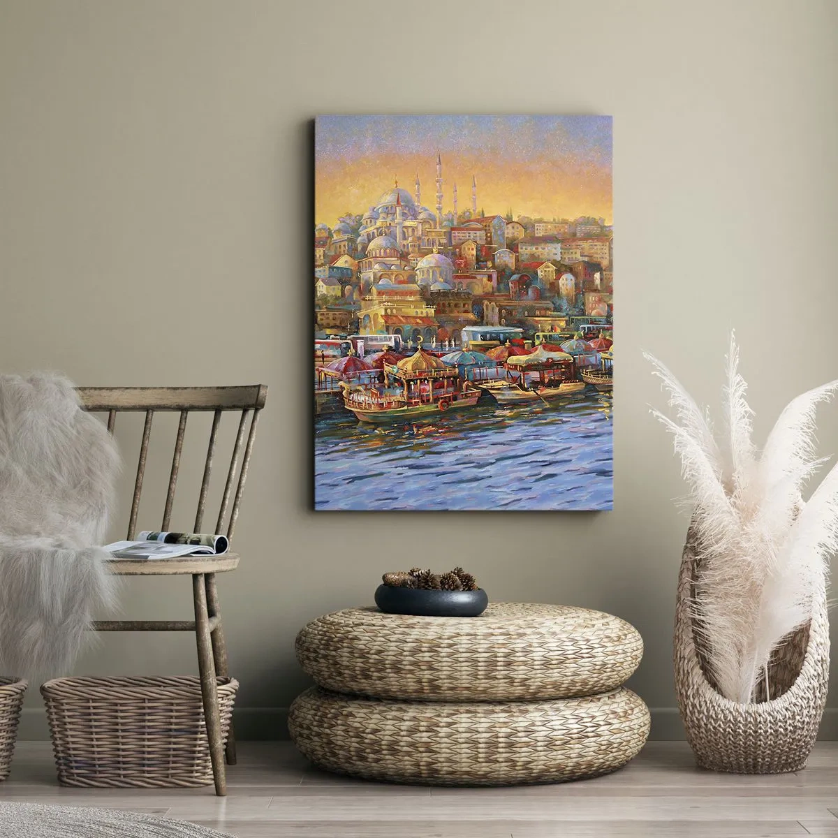 Obraz na plátne - Istanbulský príbeh - 45x80 cm