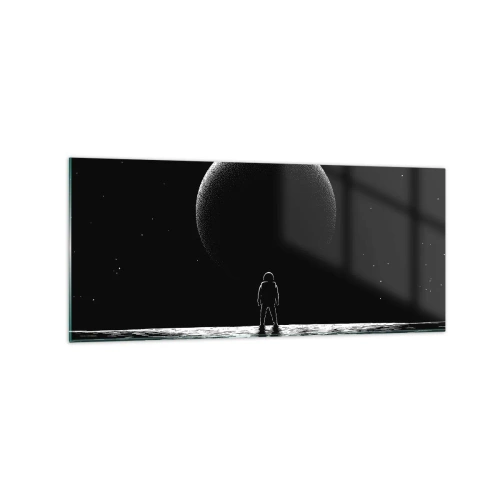 Obraz na skle - Tvári v tvár - 120x50 cm