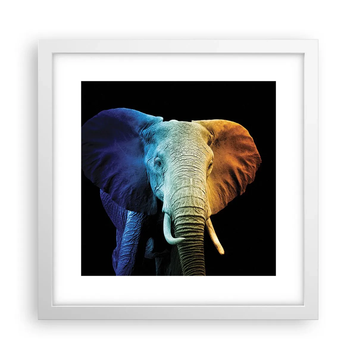 Plagát v bielom ráme - Excentrický muž, avšak nie podivín - 30x30 cm