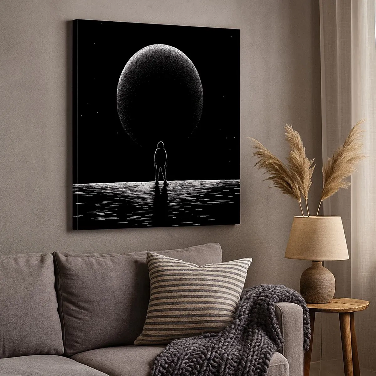 Obraz na plátne - Tvári v tvár - 30x30 cm