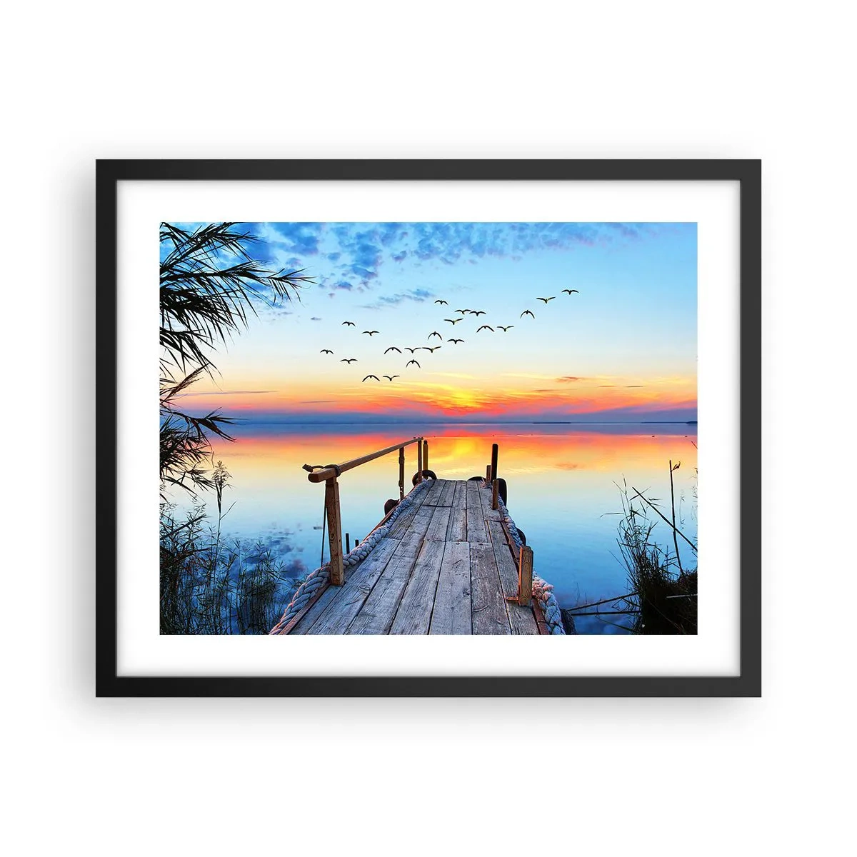 Plagát v čiernom ráme - Je čas isť späť… - 50x40 cm