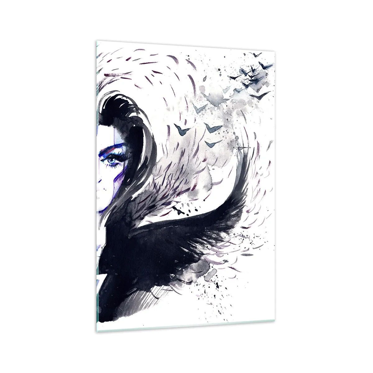 Obraz na skle - Démonická a krásna - 70x100 cm