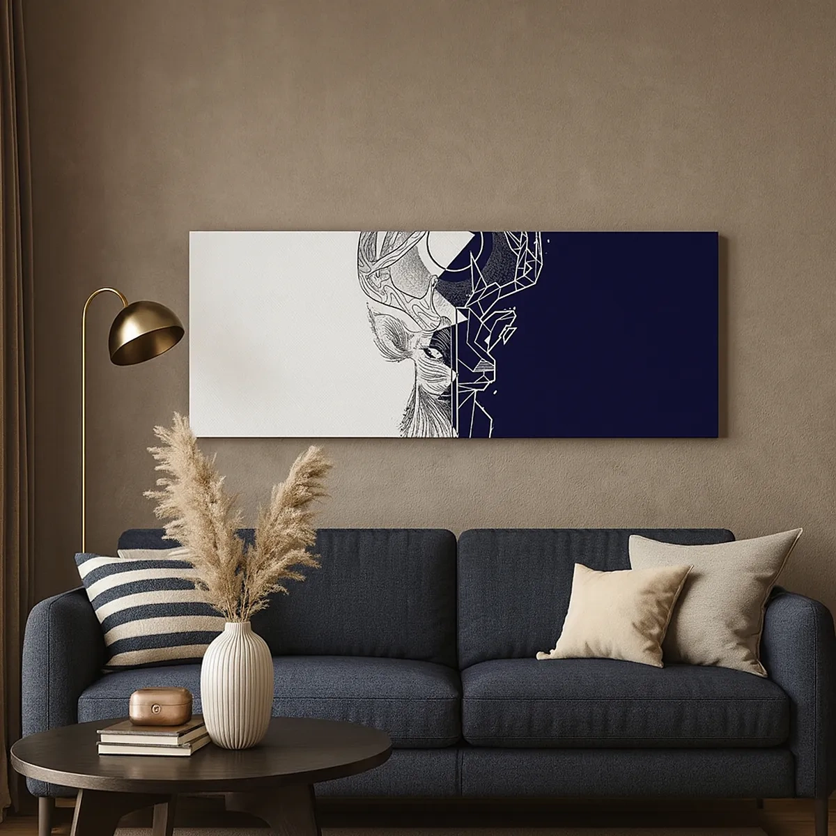 Obraz na plátne - Boj a jednota opakov - 30x30 cm