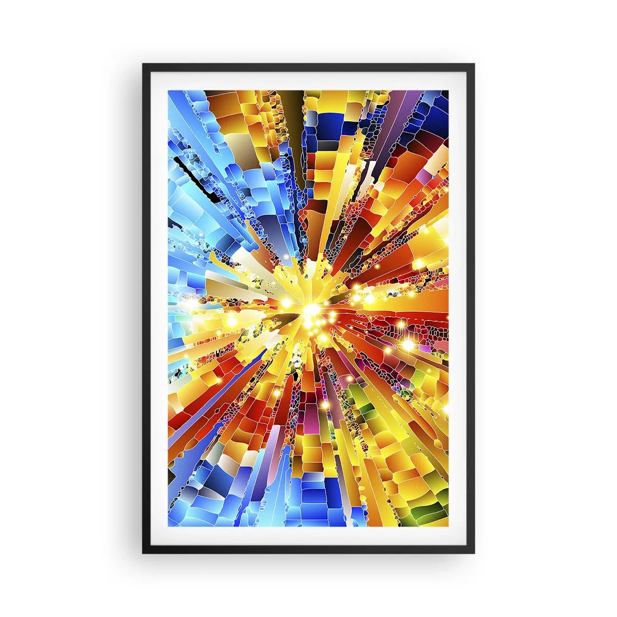 Plagát v čiernom ráme - In medias res - 61x91 cm